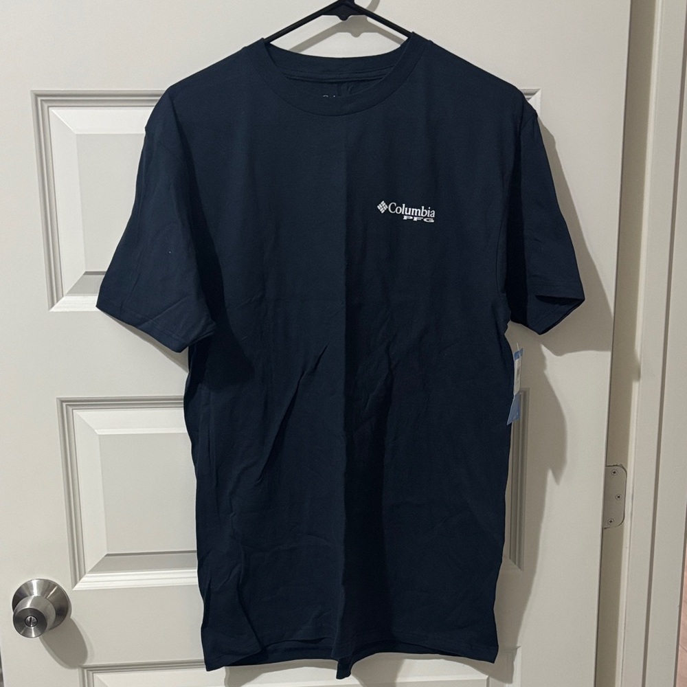 Columbia Men's Dark Blue Short Sleeve Tee